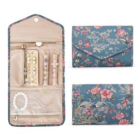 Jewelry Storage Box Manufacturer - Portable Traveler's Folding Bag Multifunctional for Necklace Earrings