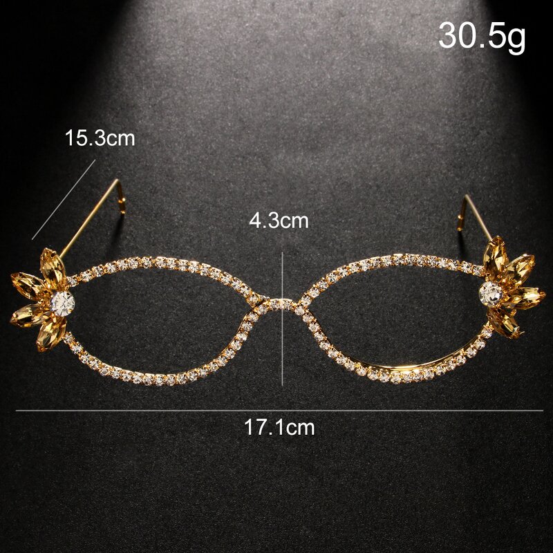Eyeglasses Frame Manufacturer - Oval Diamond Foldable 2024 Jewelry Accessories for All Faces