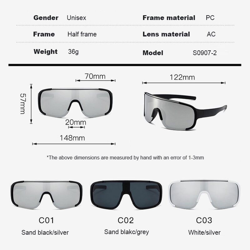 Cycling Sunglasses for Women Manufacturer - Large Frame One Piece Lens Outdoor & Custom Logo
