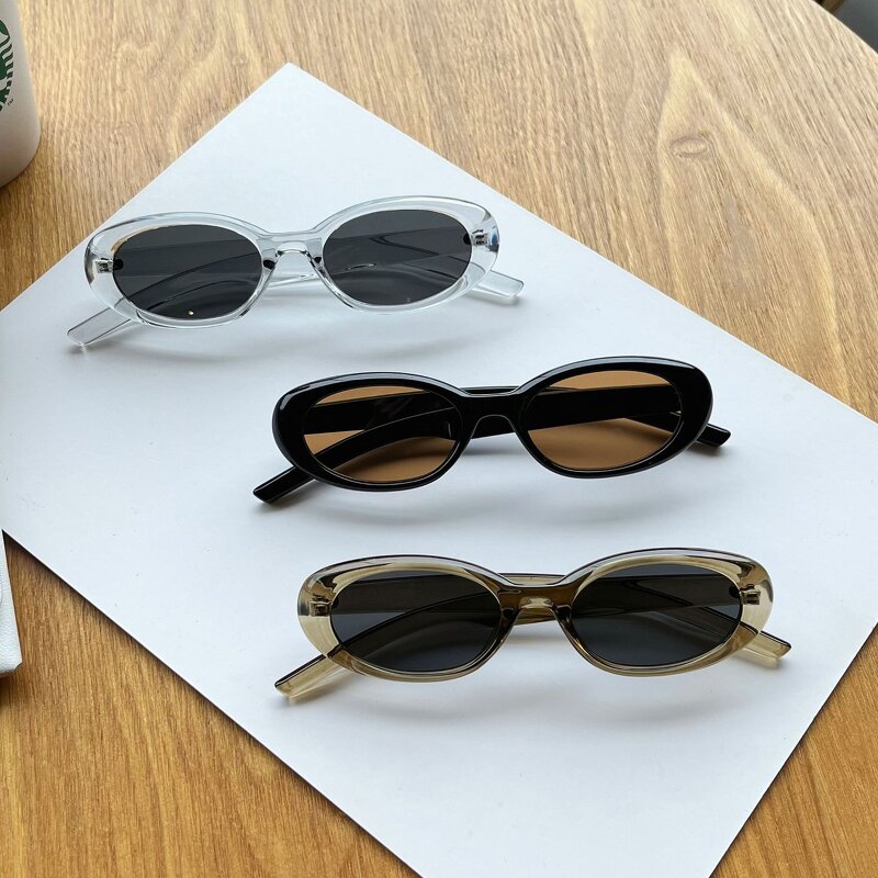 Cat Eye Sunglasses for Women Manufacturer - UV400 Retro Simple Oval PC Frame European & American