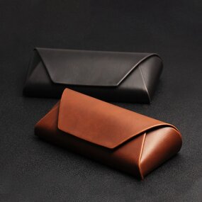 Sunglasses Case Manufacturer - PU Leather Magnetic Flip Packing Box & Custom Logo