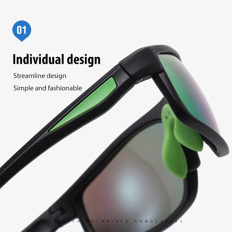 Sports Sunglasses Manufacturer - TR90 Frame Polarized Windproof for Running Cycling & Custom Logo