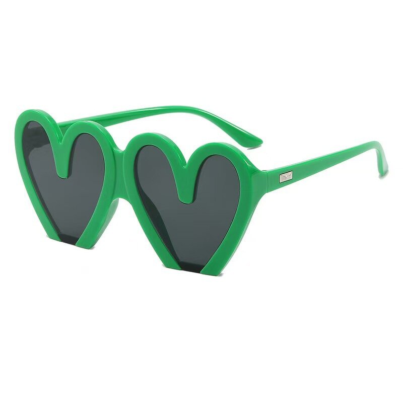 Sunglasses for Women Manufacturer - Heart Shaped Colors Frame Funny for Beach Party Y2K Wholesale