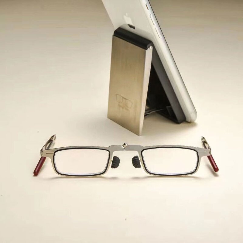 Reading Glasses Manufacturer - Multi-functional Portable Anti Blue Light Folding with Case and Phone Holder