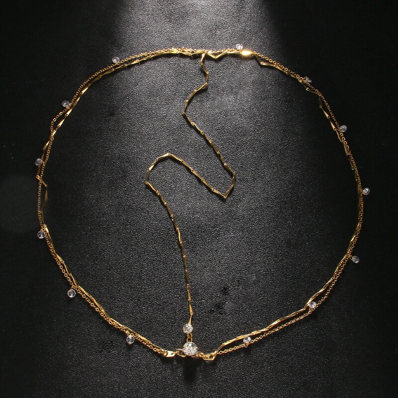 Wedding Headdress Manufacturer - Rhinestone Pendant Bridal Hair Fashion Jewelry Simple Design