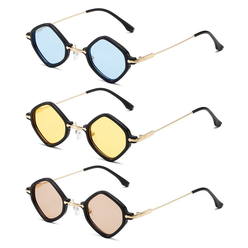 Retro Sunglasses Manufacturer - UV400 Diamond Metal Frame for Women Outdoor