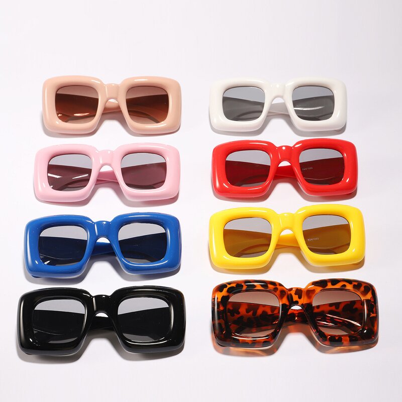 Children's Sunglasses Manufacturer - Multicolour Square Frame Inflatable Funny Party Cute