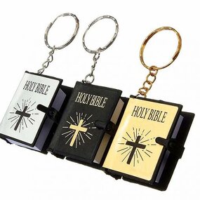 Holy Bible Book Keychains - Manufacturer with Fashion Cute Mini Christian Design