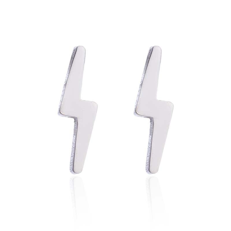 Lightning Bolt Jewelry Set - Manufacturer with 18K Gold Silver Plated Stainless Steel for Women