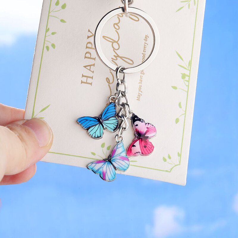 Enamel Butterfly Keychain - Manufacturer with INS Style