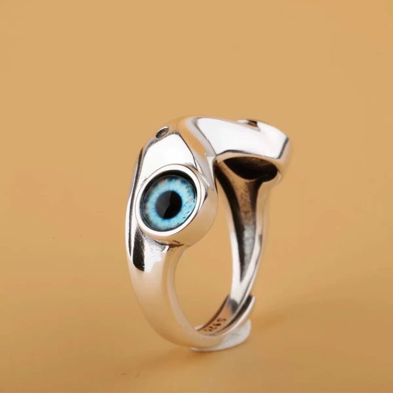 Frog Shaped Rings for Women Ladies - Manufacturer with Vintage Antique Silver Plated Adjustable Cute