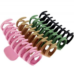 Hair Clips Claw for Women - Manufacturer with Fashion Matte Candy Color Leopard Tortise Acetate Resin Acrylic Large
