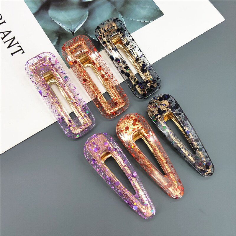 Hairpins for Girls - Manufacturer with Fashion Rectangle Water Drop