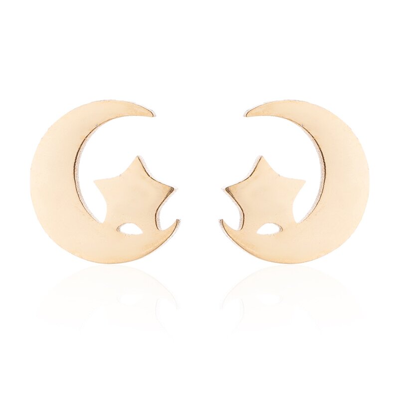 Jewelry Set for Women - Manufacturer with Waterproof 18k Gold Silver Plated & Crescent Moon Star Pendant