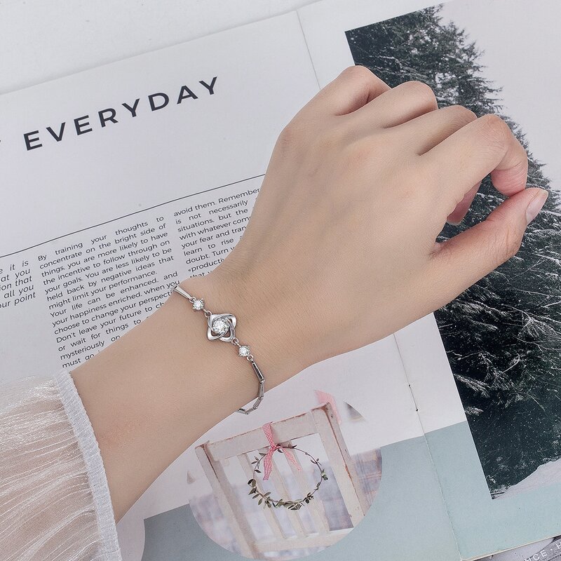 Four Leaf Clover Jewelry Set for Women - Manufacturer with Silver Plating & AAA Zirconia Lucky