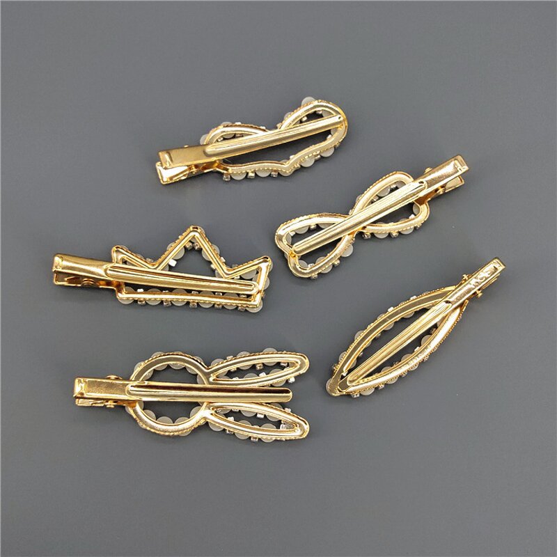 Hair Clip for Women - Manufacturer with Geometric Rabbit Heart Crown Waterdrop Shape & Pearl