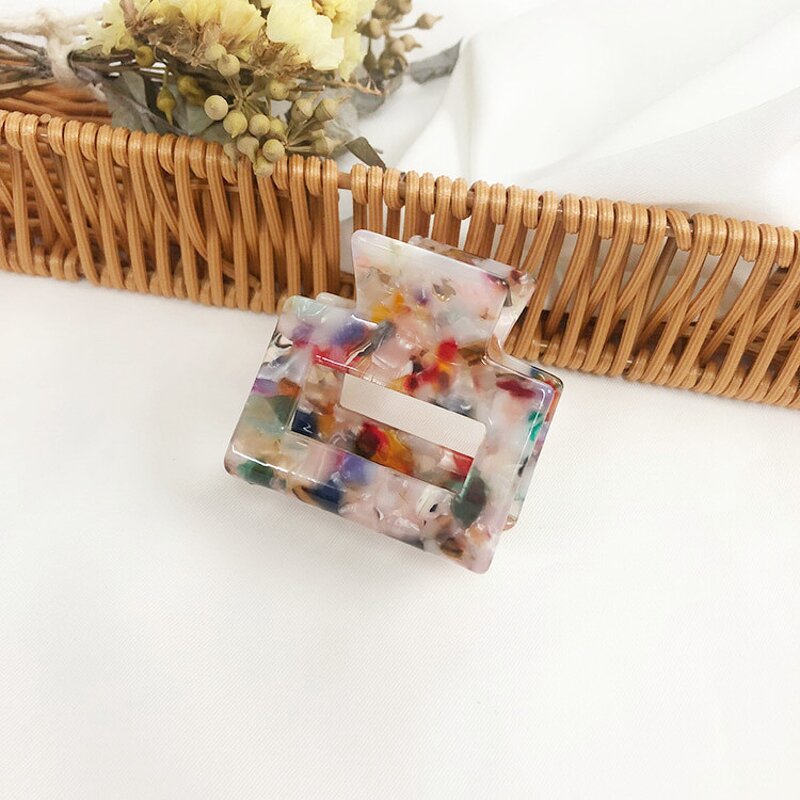 Hair Clip Claw for Women - Manufacturer with Korea Style Leopard Mottled Tortise Acetate Resin Acrylic