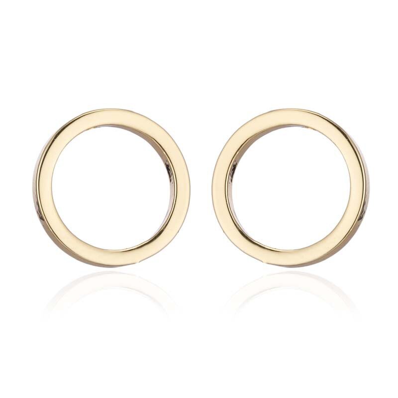 Round Circle Jewelry Set - Manufacturer with 18K Gold Silver Plated Charm & Stainless Steel for Women