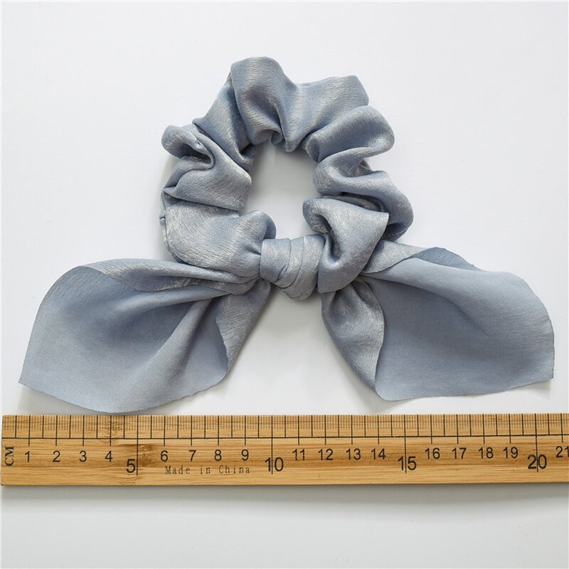 Hair Scrunchies for Women - Manufacturer with Simple Pure Color Elastic Fabric Short Tail Ponytail Holder