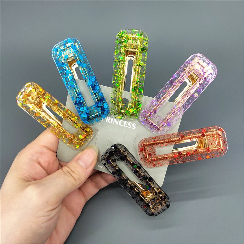 Hairpins for Girls - Manufacturer with Fashion Rectangle Water Drop