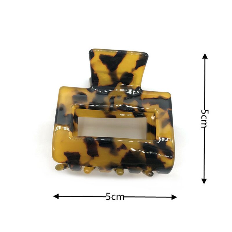 Hair Clip Claw for Women - Manufacturer with Korea Style Leopard Mottled Tortise Acetate Resin Acrylic