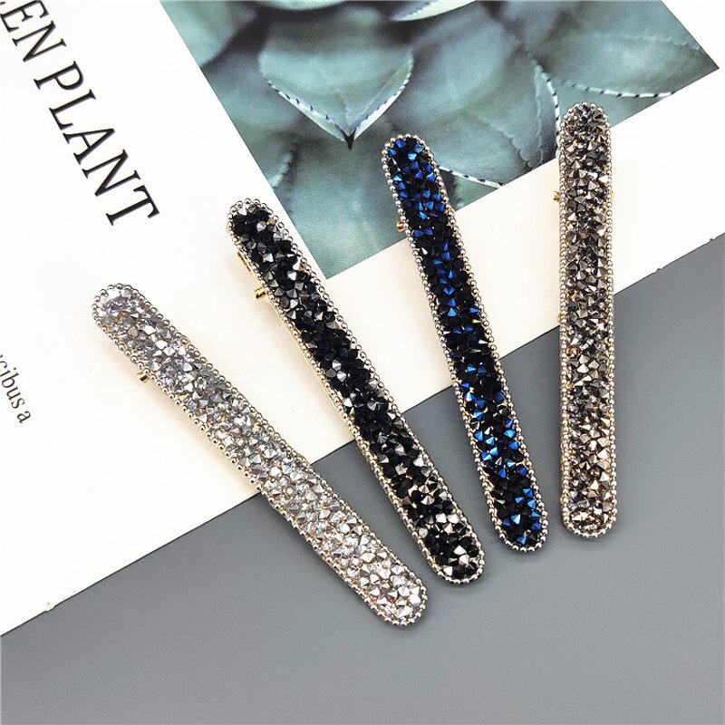 Hairpins Barrettes for Women - Manufacturer with Shinning Crystal Rhinestone Hairgrip Hair Accessories Clip