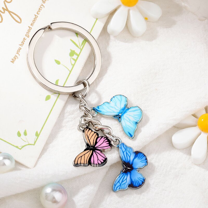 Enamel Butterfly Keychain - Manufacturer with INS Style