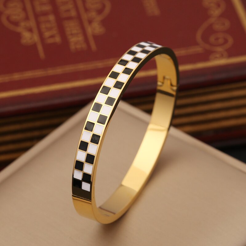 Mosaic Enamel Heart Jewelry - Manufacturer with Trendy Non Tarnish 18K Gold Plated Stainless Steel for Women