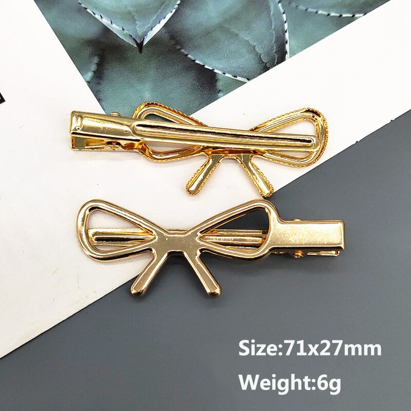 Hairgrip Pins for Women Girls - Manufacturer with 28 Styles Gold Plated Rabbit Heart Waterdrop Crown Metal Clips