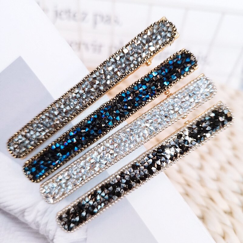 Hairpins Barrettes for Women - Manufacturer with Shinning Crystal Rhinestone Hairgrip Hair Accessories Clip