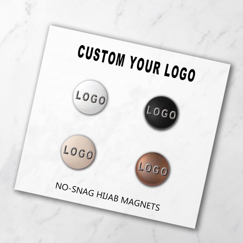 Muslim Scarf Brooches Pins - Manufacturer with OEM ODM Customized Logo Matte Plating & Super Strong Magnetic