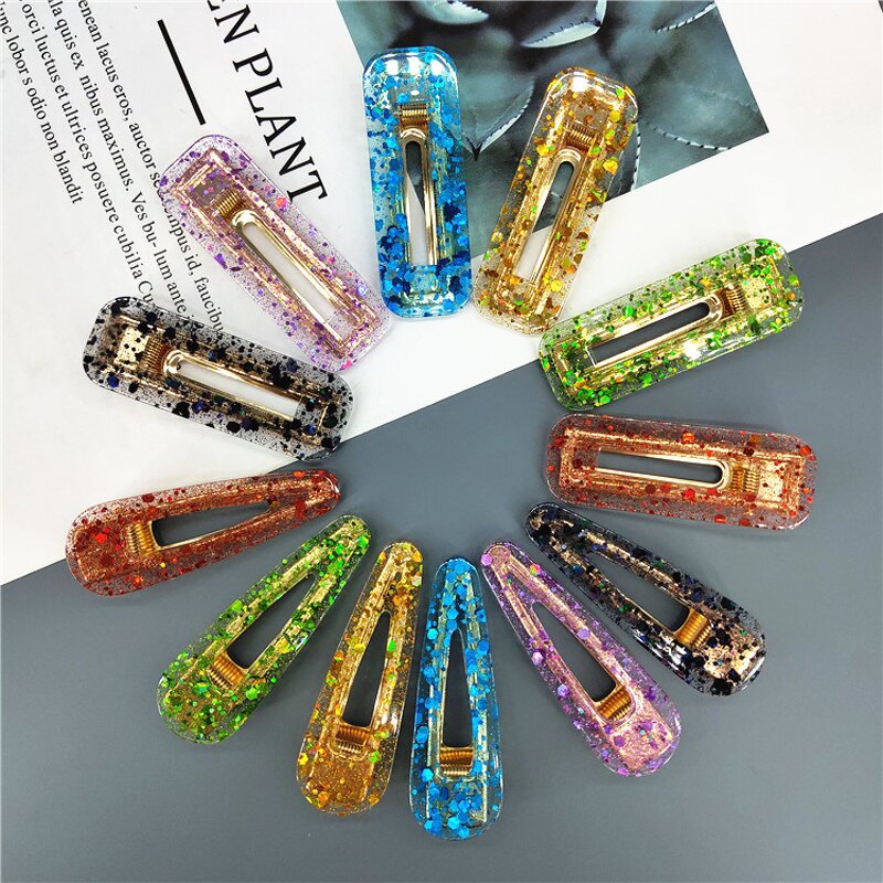 Hairpins for Girls - Manufacturer with Fashion Rectangle Water Drop