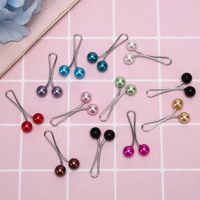 Hijab Scarf Safety Brooch Pins - Manufacturer with 12pcs/pack Custom Cards Colorful Minimalist Round Shape