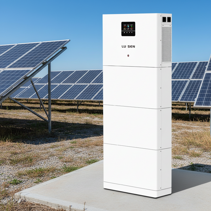 Lithium Ion Battery Storage System Manufacturer - Lusen Split Stackable 5-10kW AC IP65 Waterproof 10kWh CAN 200Ah