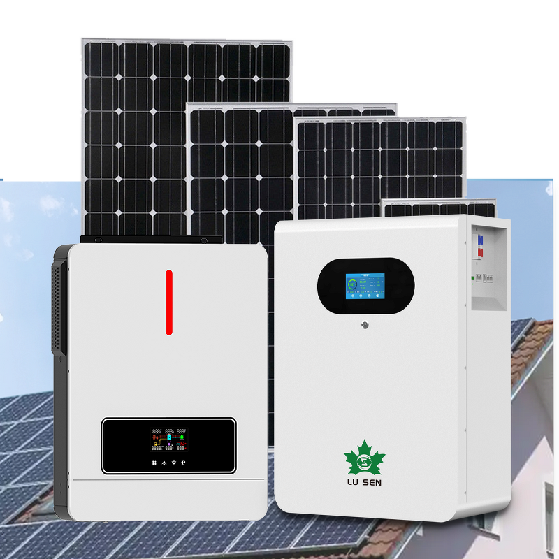 Hybrid Solar System Manufacturer - 10KW Residential Grid & Off-Grid LiFePO4 Battery MPPT PWM CAN