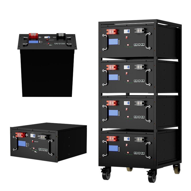 Lithium Battery Box Manufacturer - Custom DIY 100Ah Prismatic with BMS LCD Racks & Enclosure