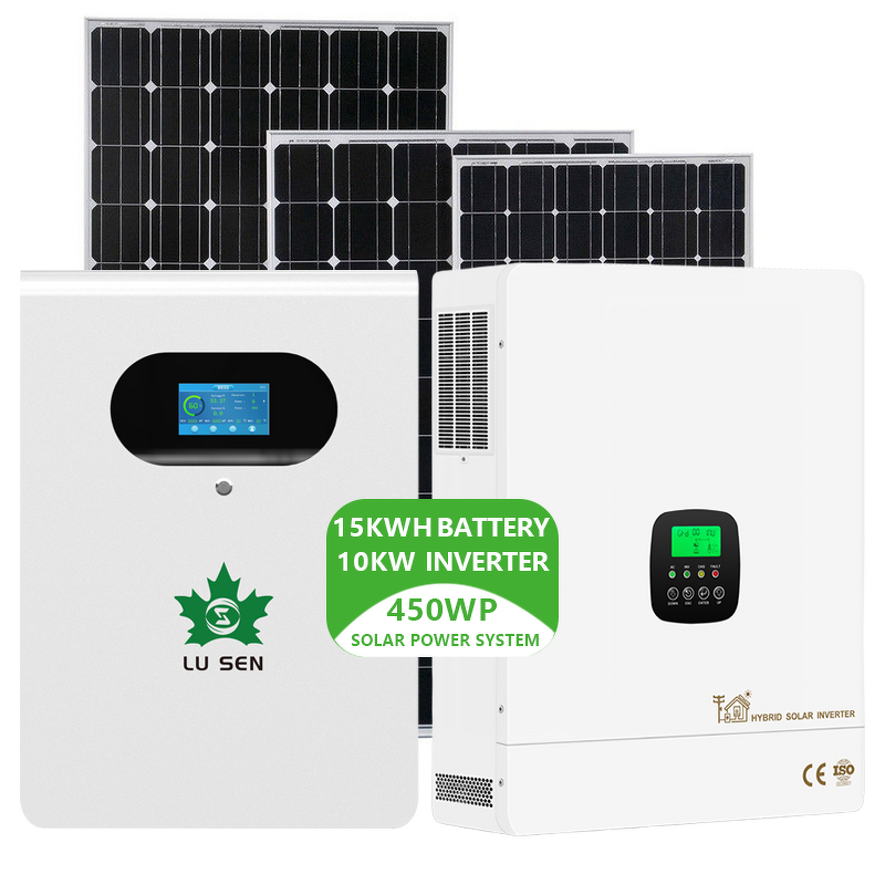Hybrid Solar Inverter Manufacturer - Lusen 5-10kW Off-Grid with LiFePO4 Battery CAN/WiFi/Bluetooth