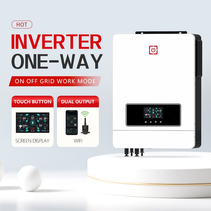 Solar Inverter Manufacturer - 6Kw 8Kw 10Kw 12Kw Triple String MPPT Home DC/AC Single Phase IP65 On-Grid 48VDC 240VAC