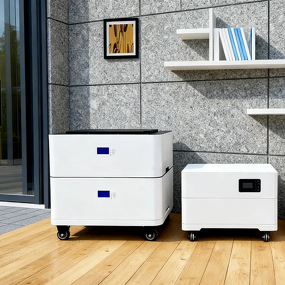 Lithium Iron Phosphate Battery Manufacturer - 15KWh Stackable Rechargeable 51.2V 300Ah Home Solar Storage Backup IP65 Protection