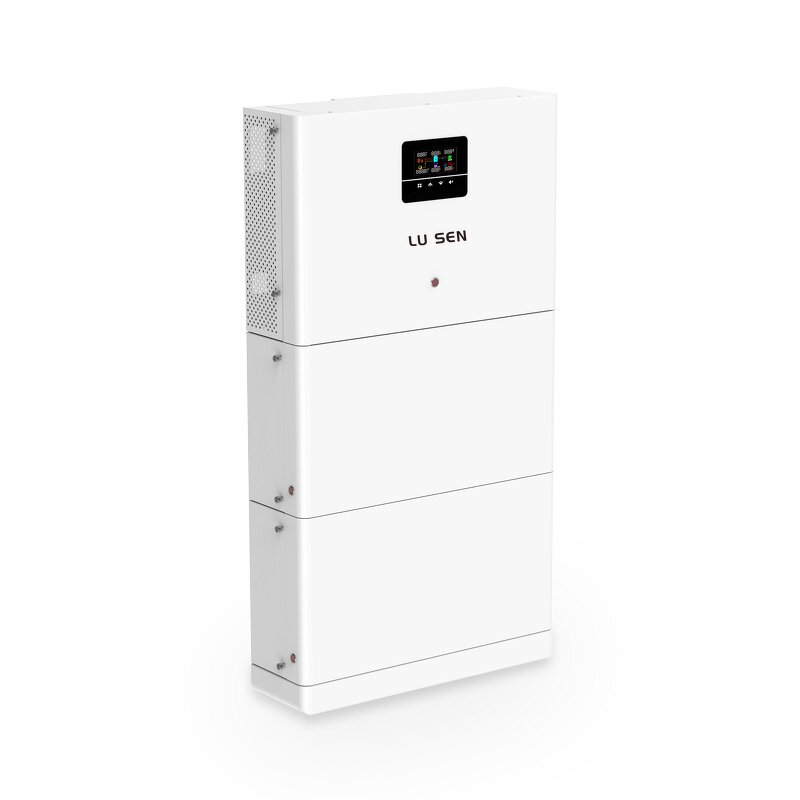 Lithium Iron Phosphate Battery Manufacturer - Lusen Split 15KWh Stackable BMS CAN 51.2V 200Ah IP65 Protection Hybrid Grid