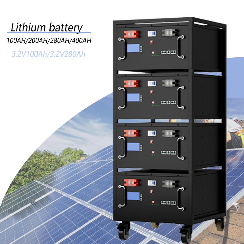 Solar Power System Manufacturer - 10kW Home 48V 200Ah Lithium Iron Phosphate Packs Inverter Hybrid Grid CAN IP65 BMS