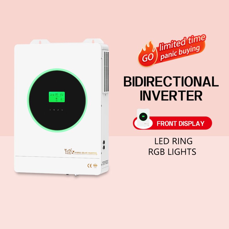 Off Grid Inverter Manufacturer - 3KW 48VDC to 230VAC Built-in Wi-Fi with 120A MPPT Solar Charge Controller