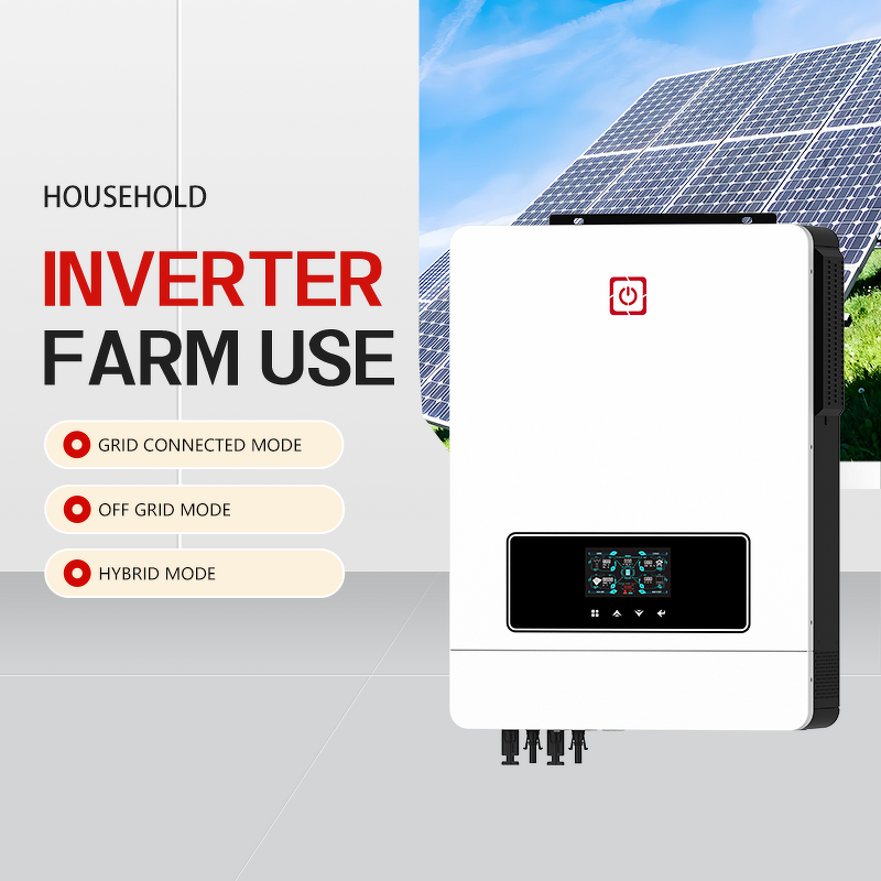 Solar Inverter Manufacturer - 6Kw 8Kw 10Kw 12Kw Triple String MPPT Home DC/AC Single Phase IP65 On-Grid 48VDC 240VAC