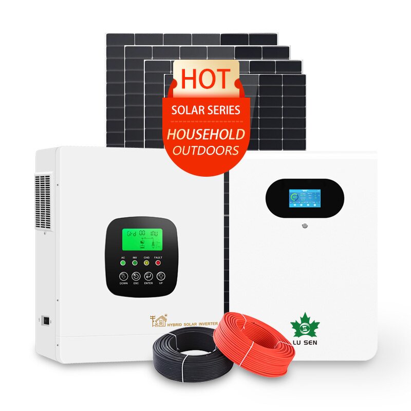 Hybrid Solar Energy System Manufacturer - Grid 5KW 1.2KW Monocrystalline MPPT Lifepo4 Inverter Home 10 kW