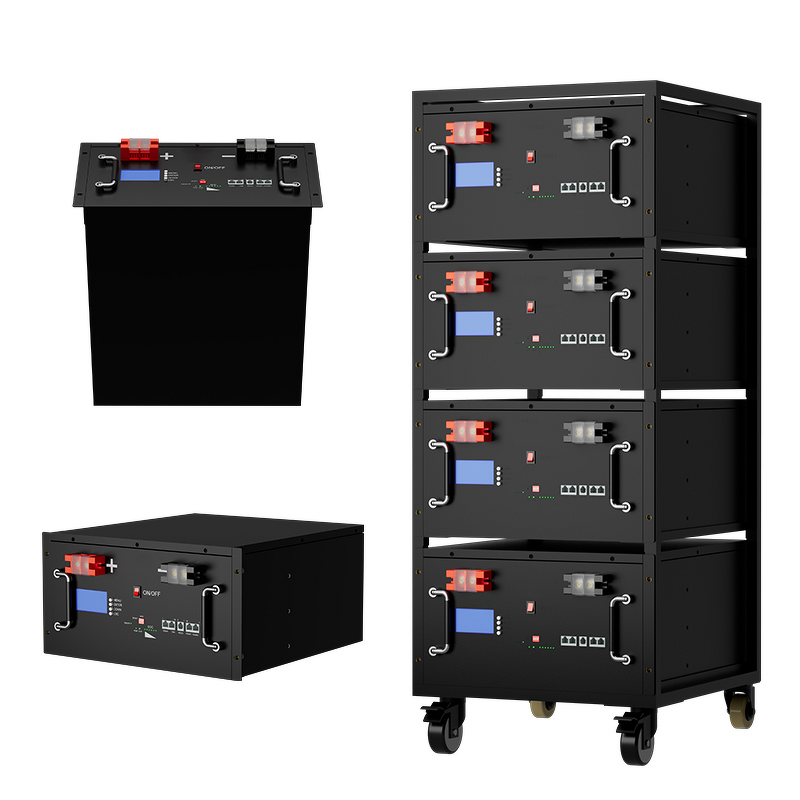 LiFePO4 Battery Box Manufacturer - All-in-One 1.5Kwh Vertical BMS Home Solar Storage Rack