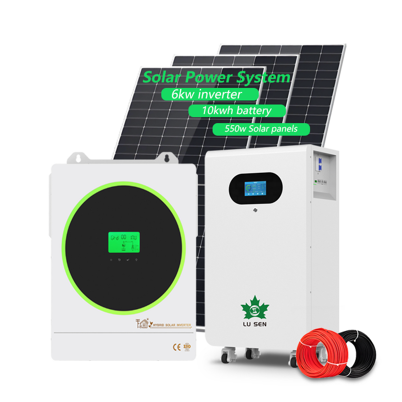 Hybrid Solar System Manufacturer - 5-10KW Residential with LiFePO4 Battery MPPT PWM CAN