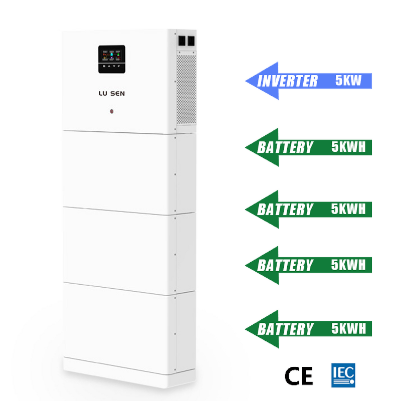 Lithium Ion Battery Manufacturer - Lusen Split Stackable 15KWh 51.2V 200Ah BMS CAN IP65 Hybrid/Off-Grid 5-10kW Home Appliances