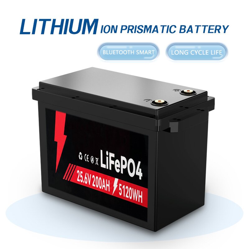 LiFePO4 Battery Manufacturer - Lusen 25.6V 100ah 200ah 314ah 400ah Golf Cart 6000 Cycles