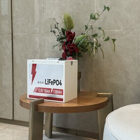 LiFePO4 Battery Pack Manufacturer - Lusen 12V 100/120/135/200Ah for Golf Cart RV Campers Built-in Bluetooth 6000 Cycles