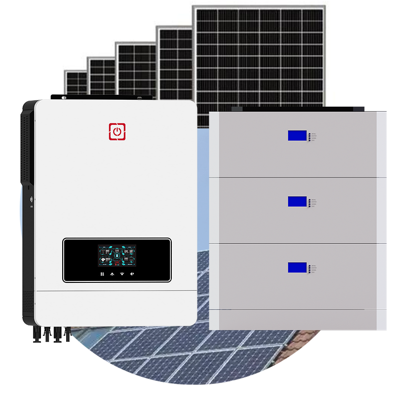 Hybrid Solar System Manufacturer - 10KW Residential LiFePO4 Battery MPPT PWM Controller 48V CAN